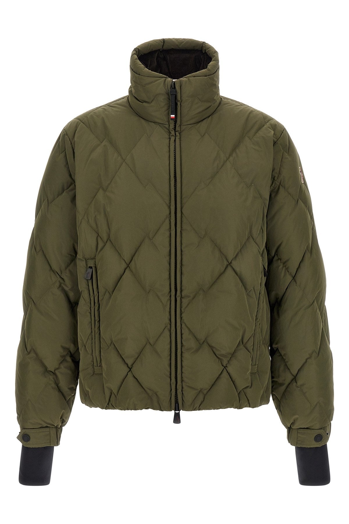 Moncler Grenoble Men's Bramans Down Jacket in Green Cotton - view 1
