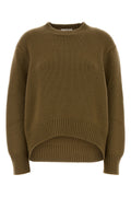 The Row Women's Parth Oversize Sweater in Army Green - image 1