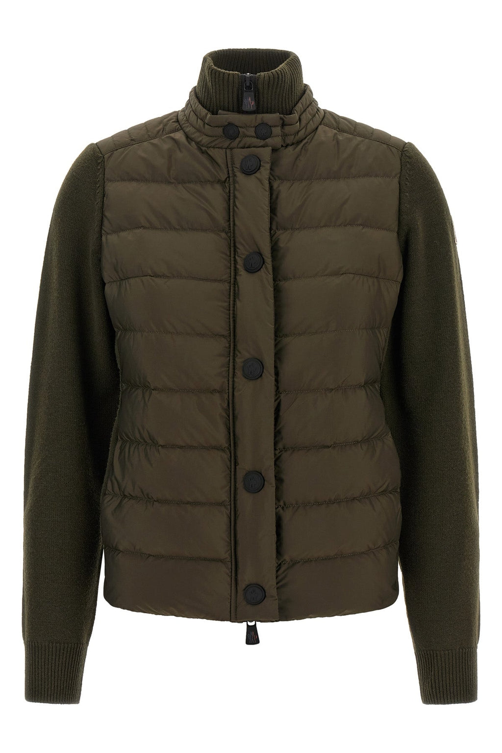Moncler Grenoble Women's Quilted Cardigan in Green - image 1