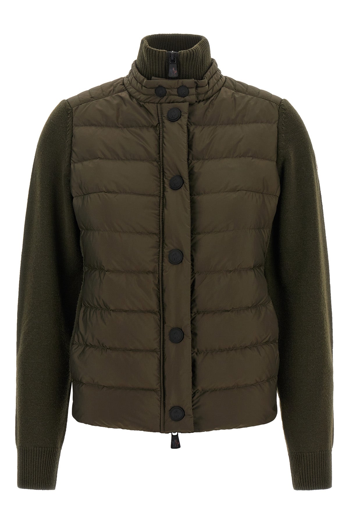 Moncler Grenoble Women's Quilted Cardigan in Green - image 1