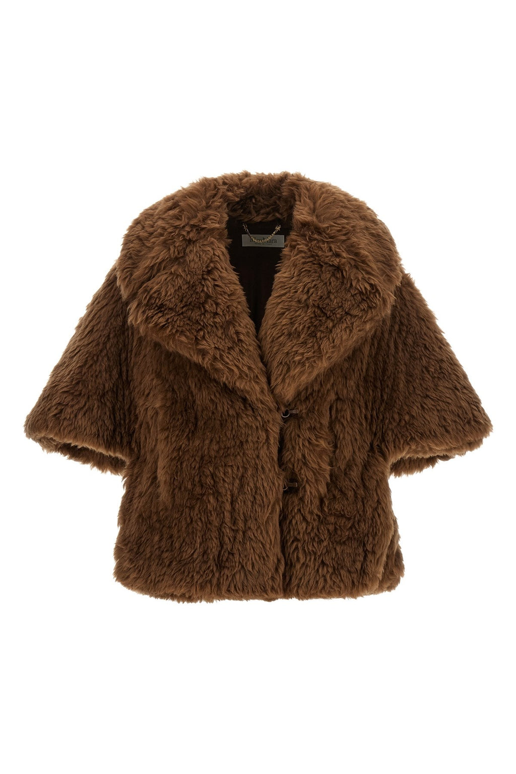 Max Mara Women's Accorta Cape in Brown Wool - view 1