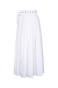 Celine Women's Pleated Long Skirt in White - image 1