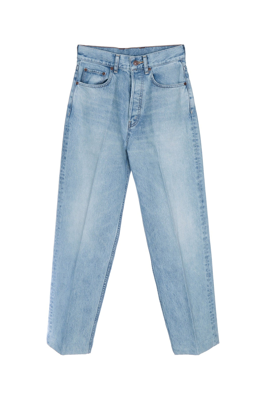 Celine Women's Denim Boyfriend Jeans in Light Blue - image 1