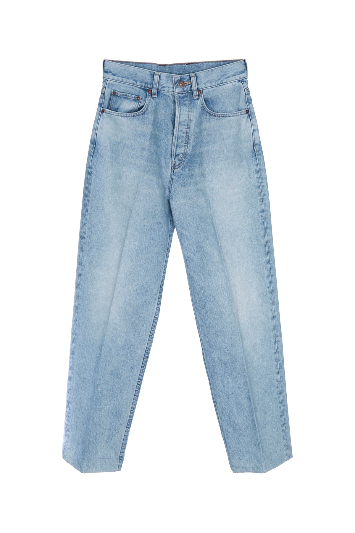 Celine Women's Denim Boyfriend Jeans in Light Blue - image 1