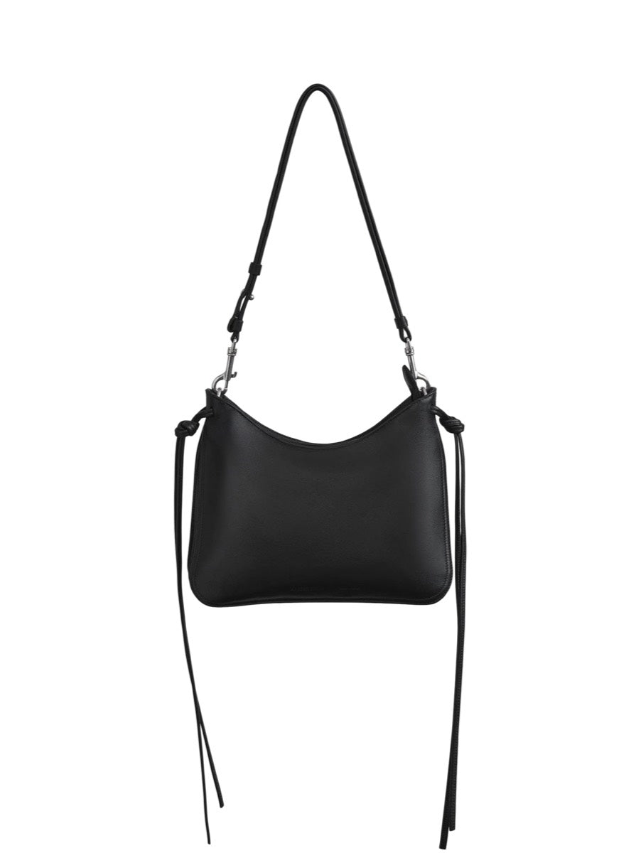 Phoebe Philo Women's Leather Gig Shoulder Bag in Black