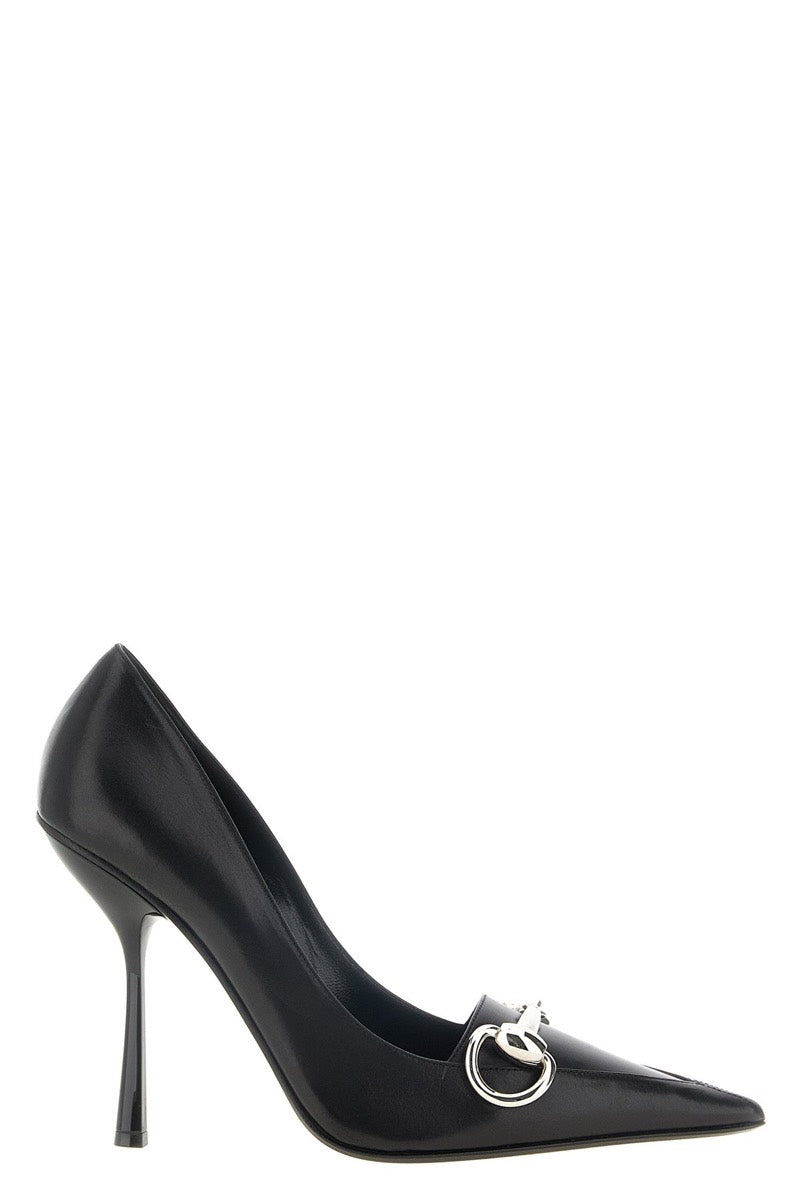 Gucci Women's Leather Boulevard Pumps in Black