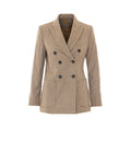 Max Mara Women's Silk Cashmere Blazer in Beige