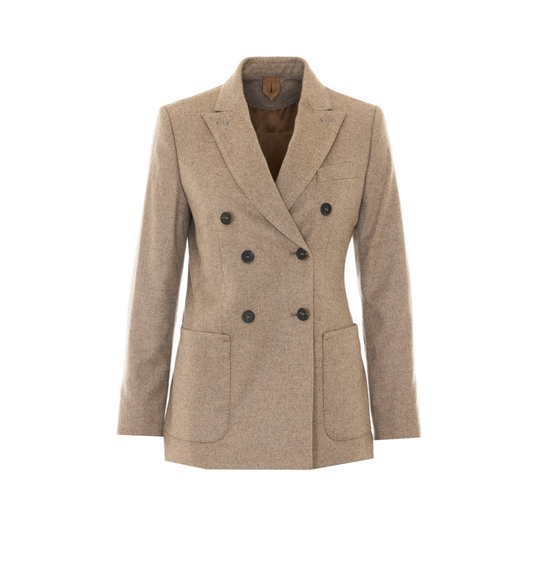 Max Mara Women's Silk Cashmere Blazer in Beige