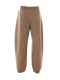 Max Mara Women's Wool Cashmere Jogger Pants in Beige