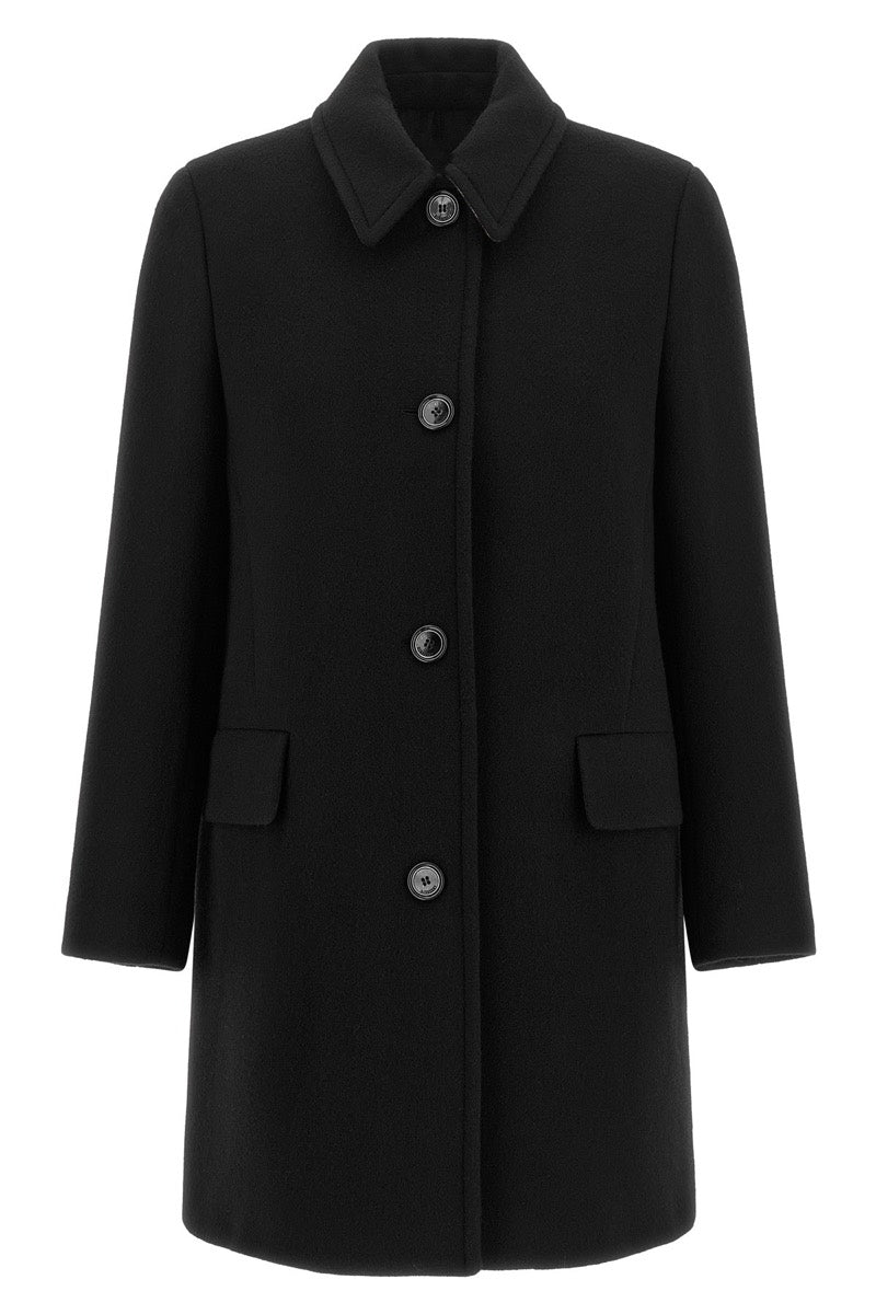 Burberry Women's Wool Cashmere Coat in Black