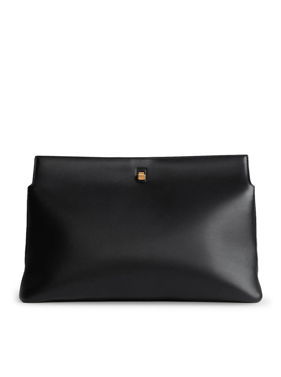 Phoebe Philo Women's Leather Triplex Clutch in Black