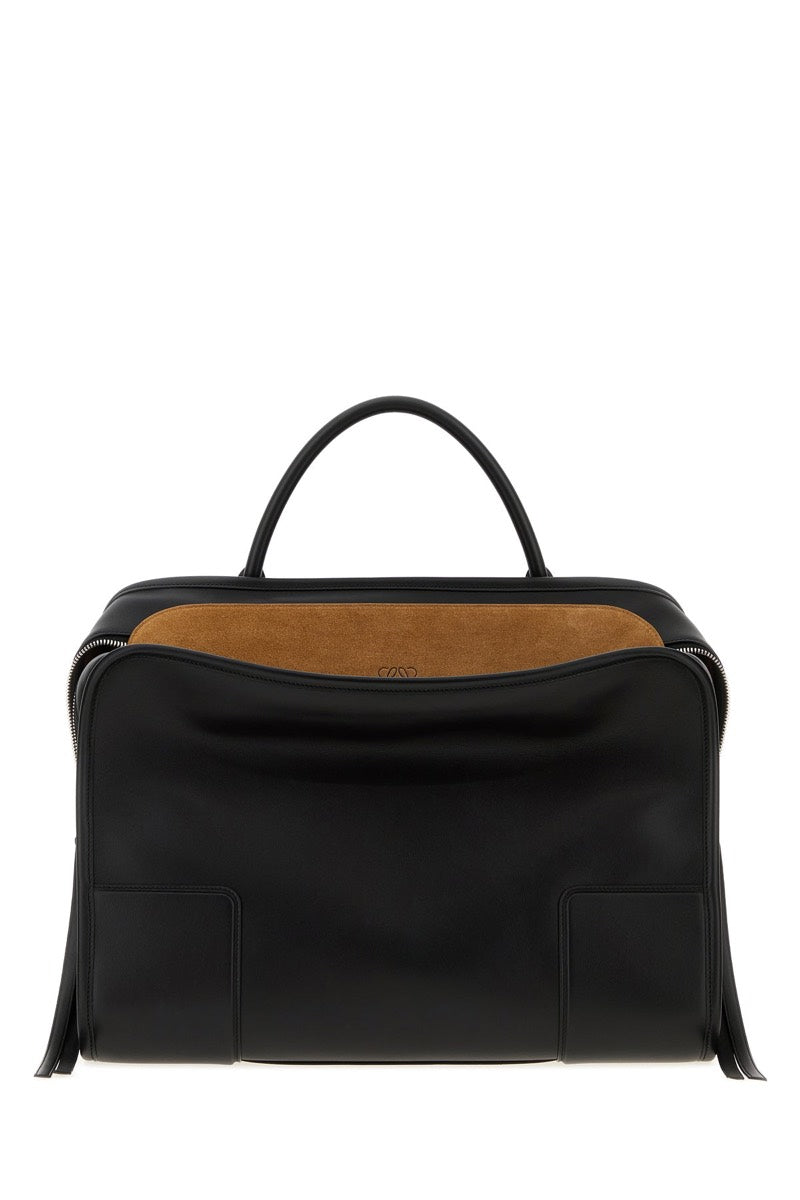 Loewe Men's Amazona 180 X Leather Bag in Black