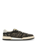 Fendi Men's Black Leather Match Sneakers