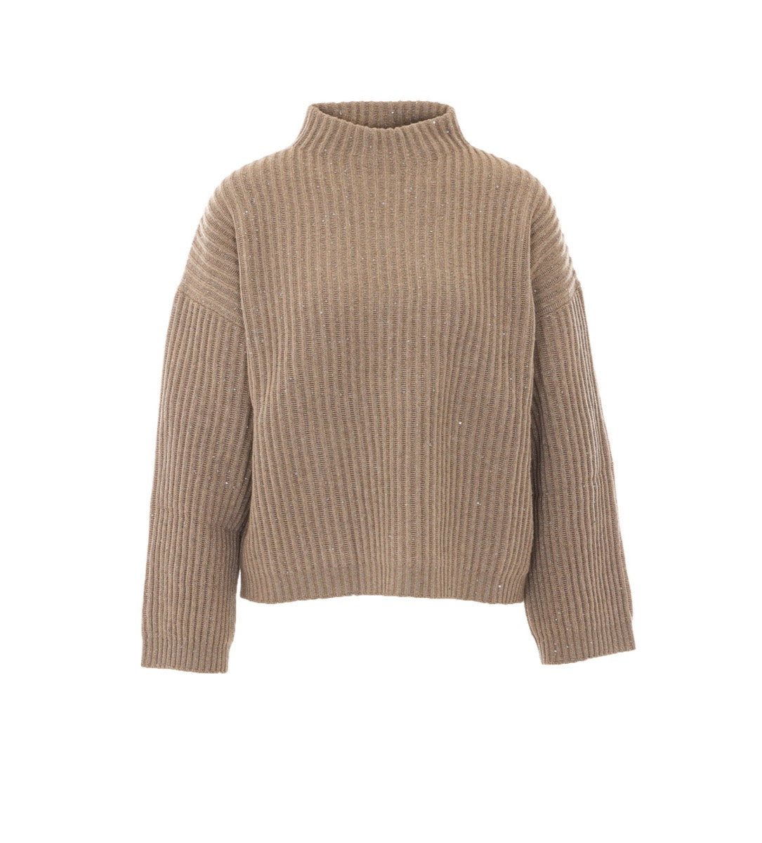 Brunello Cucinelli Women's Cashmere Sweater in Beige