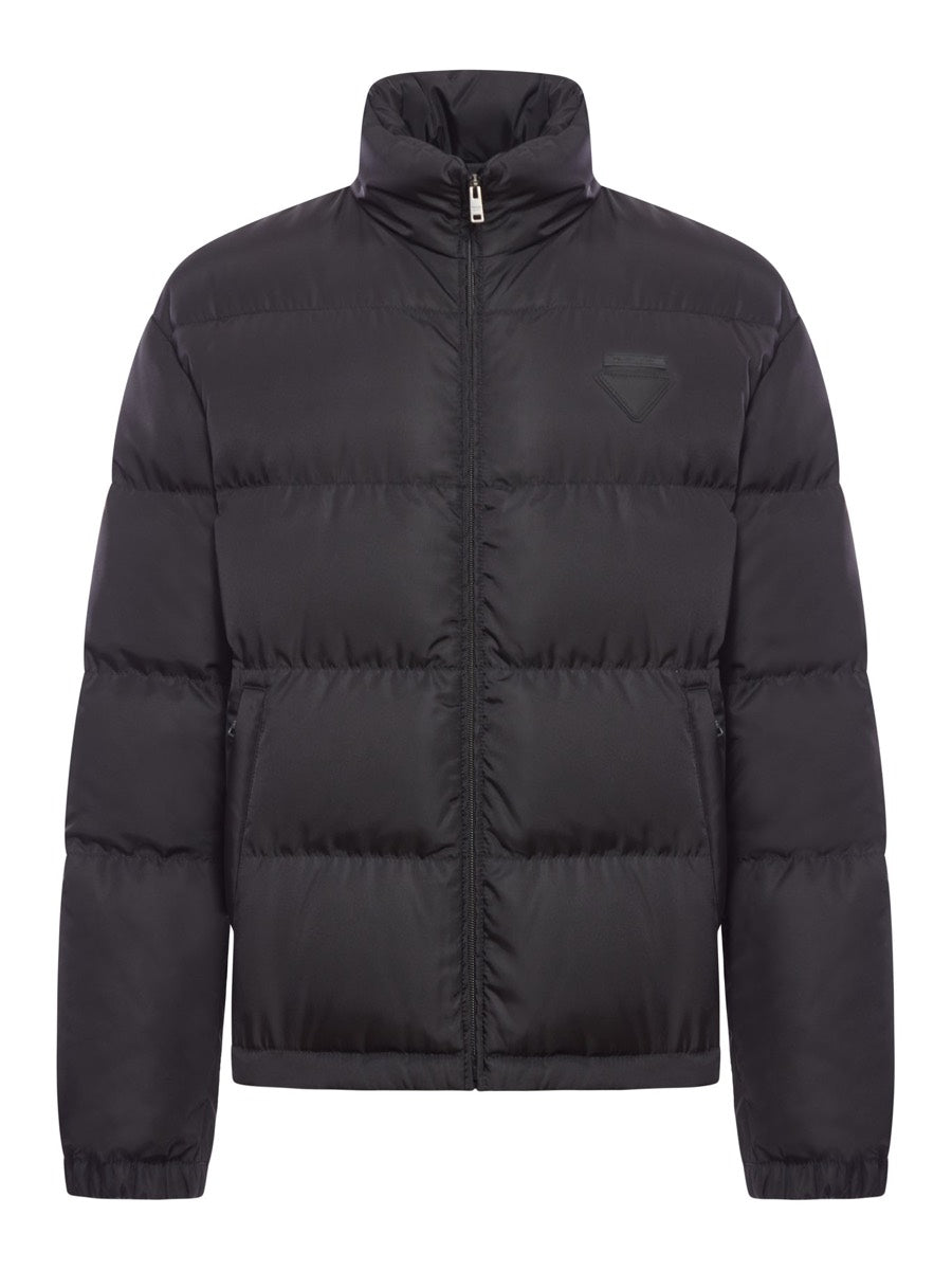Prada Men's Re-Nylon Padded Jacket in Black
