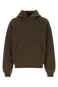 Prada Men's Cotton Sweatshirt in Olive Green