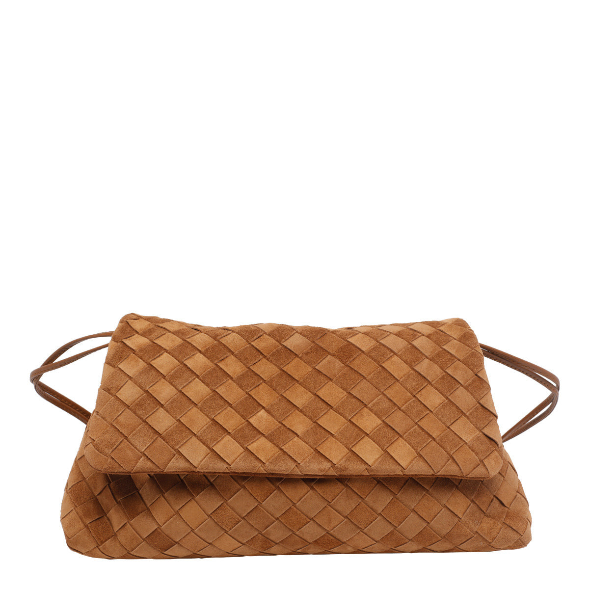 Bottega Veneta Women's Suede Giorno Bag in Brown