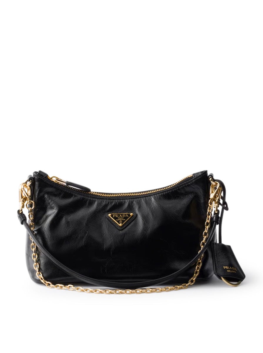 Prada Women's Leather Mini Bag in Black