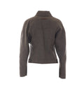 Max Mara Women's Virgin Wool Trucker Jacket in Grey