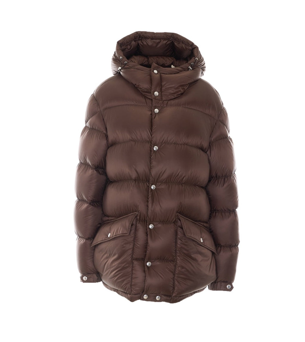 Moncler Men's Down Orelith Jacket in Brown