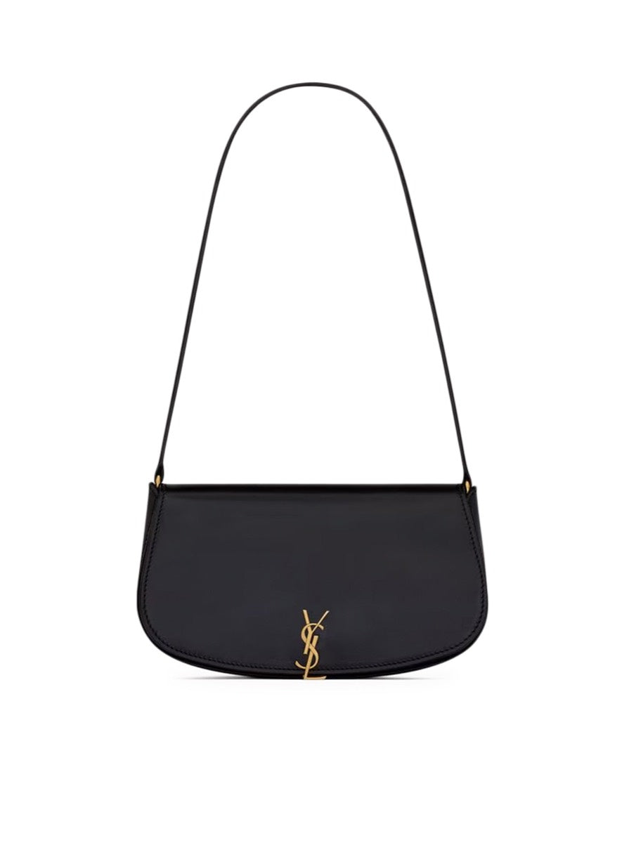 Saint Laurent Women's Leather Voltaire Mini Bag in Black