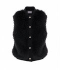Moncler Women's Virgin Wool Down Vest in Black