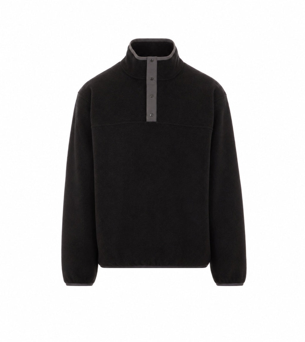The Row Men's Silk Cotton Sweater in Black