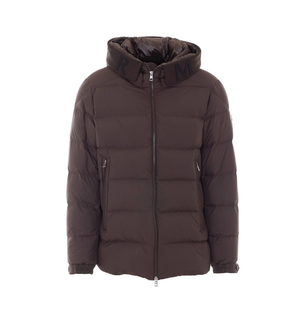 Moncler Men's Down Orvelle Jacket in Brown