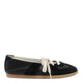Maison Margiela Women's Calf Leather Ballet Flats in Black