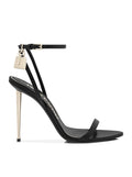 Tom Ford Women's Leather Pointed-Toe Sandals in Black
