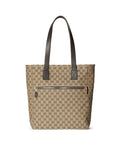 Gucci Men's GG Fabric Shopping Bag in Beige