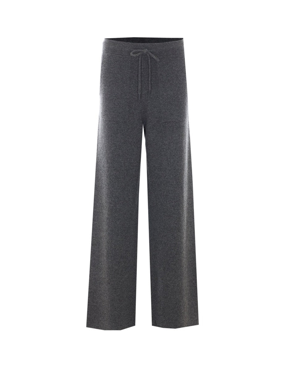 Max Mara Women's Cashmere Straight Pants in Grey