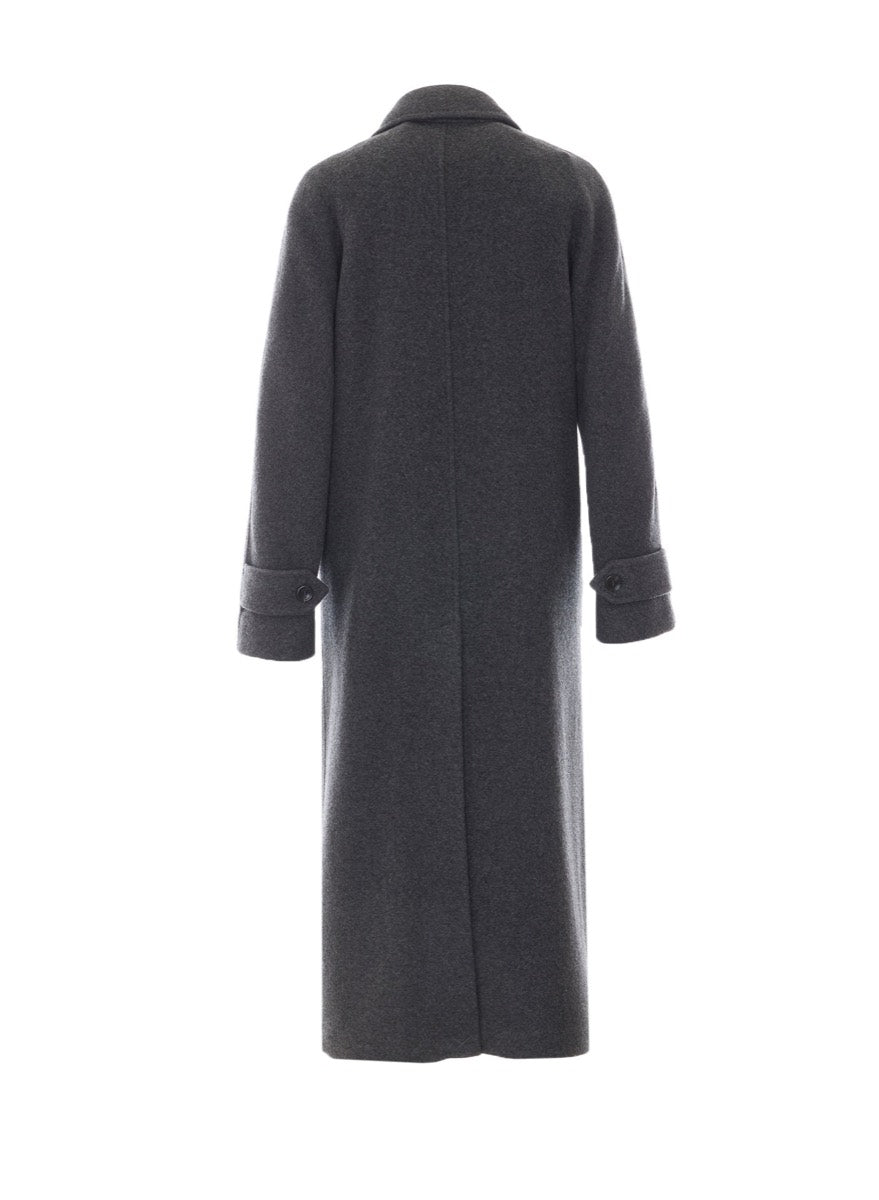 Max Mara Women's Cashmere Long Coat in Grey