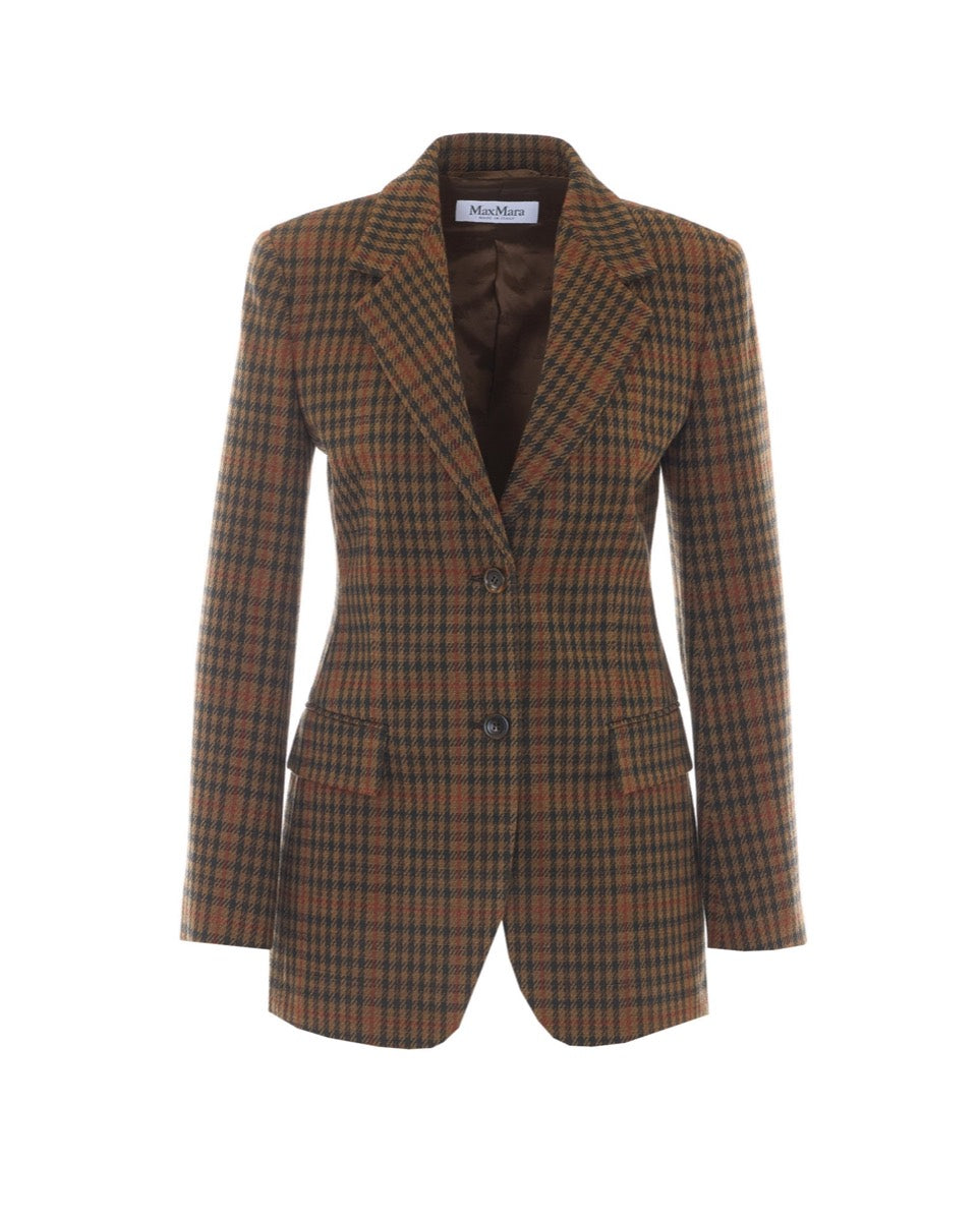 Max Mara Women's Wool Blend Jacket in Brown