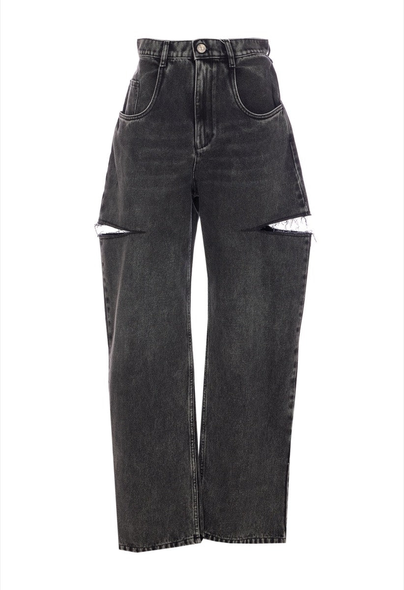 Maison Margiela Women's Denim Jeans in Black