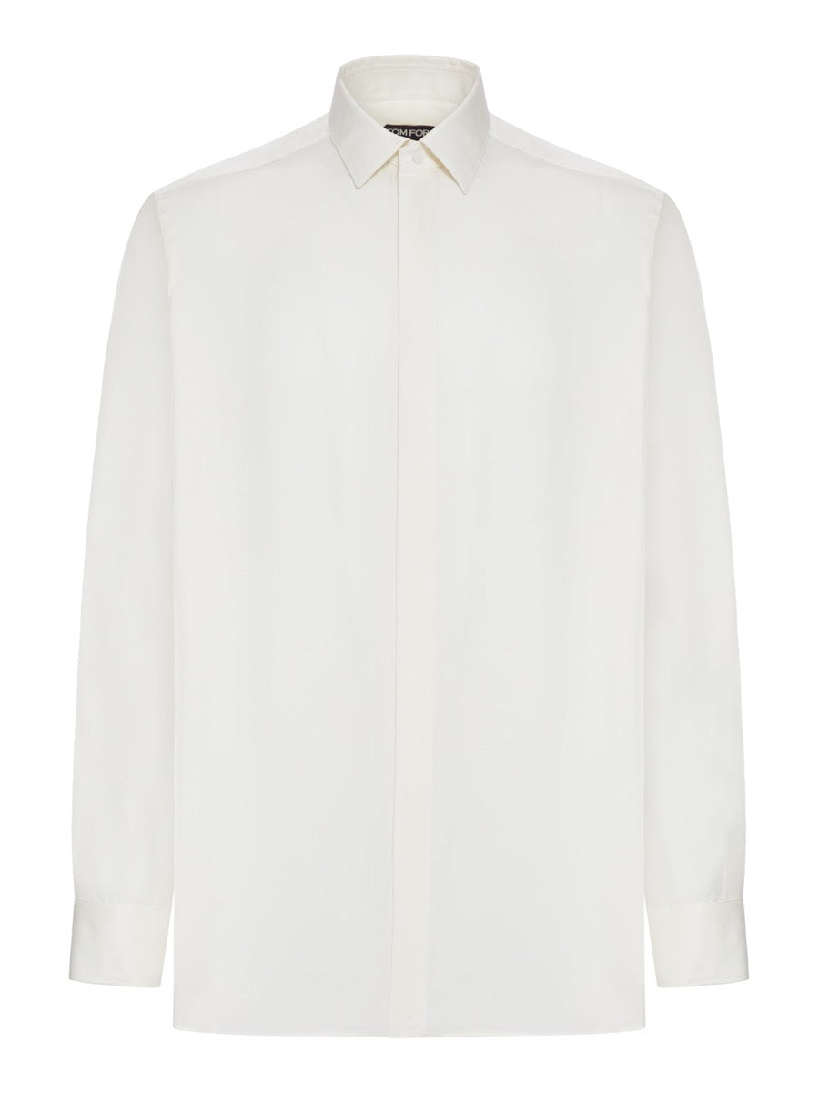 Tom Ford Men's Silk Classic Fluid Twill Shirt