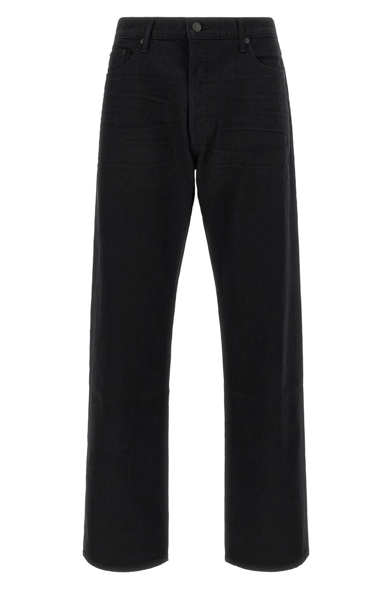 Tom Ford Men's Stretch Denim Jeans in Black