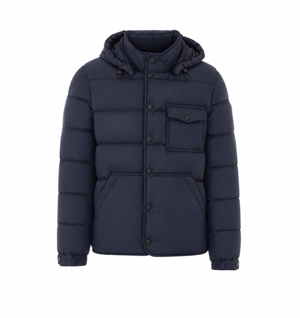 Moncler Men's Down Tygid Jacket in Blue