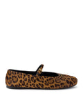 Prada Women's Calf Leather Ballerina Flats in Honey