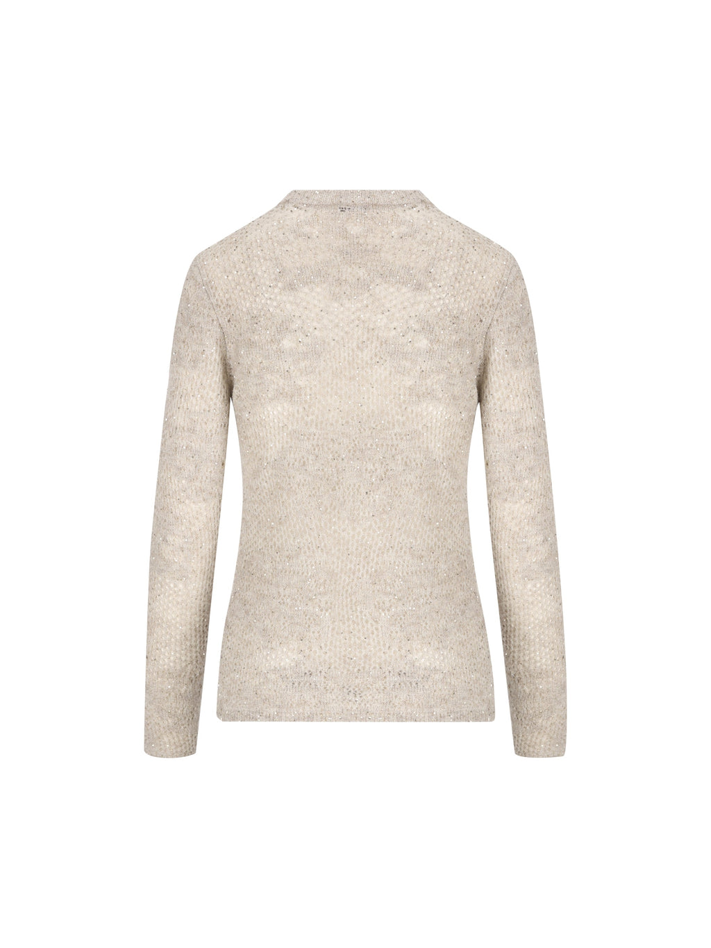 Brunello Cucinelli Women's Mohair Lace Jumper in Ivory - view 2