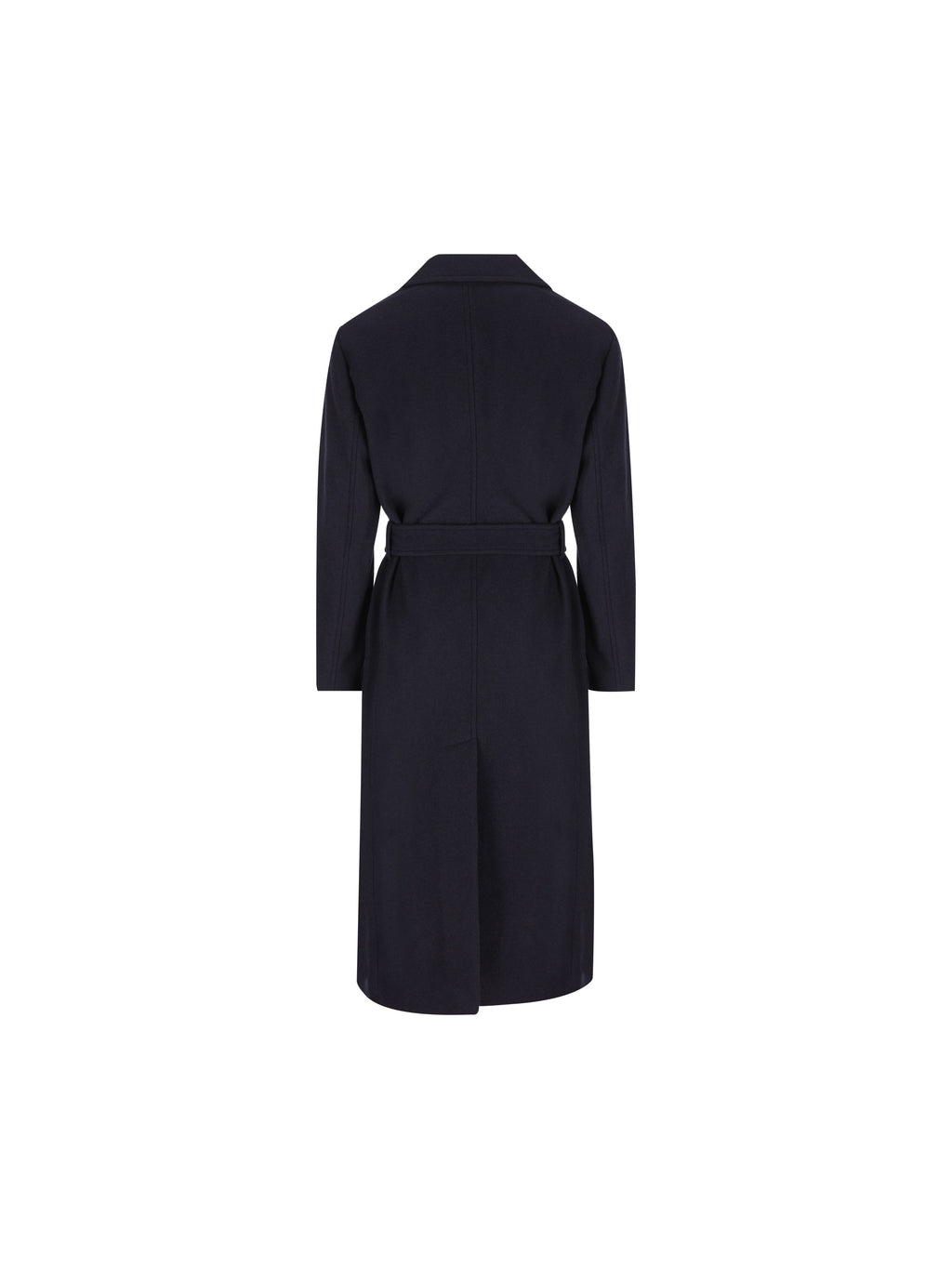 Brunello Cucinelli Women's Cashmere Belted Coat in Blue - view 2