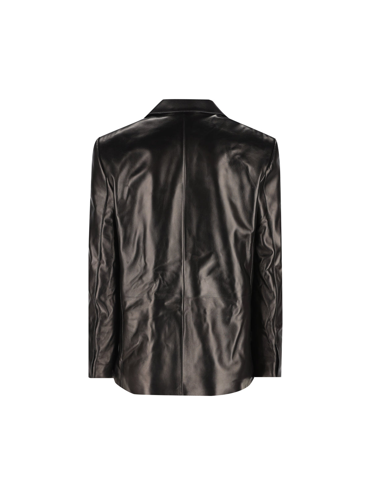 Gucci Men's Leather Blazer in Black - view 2