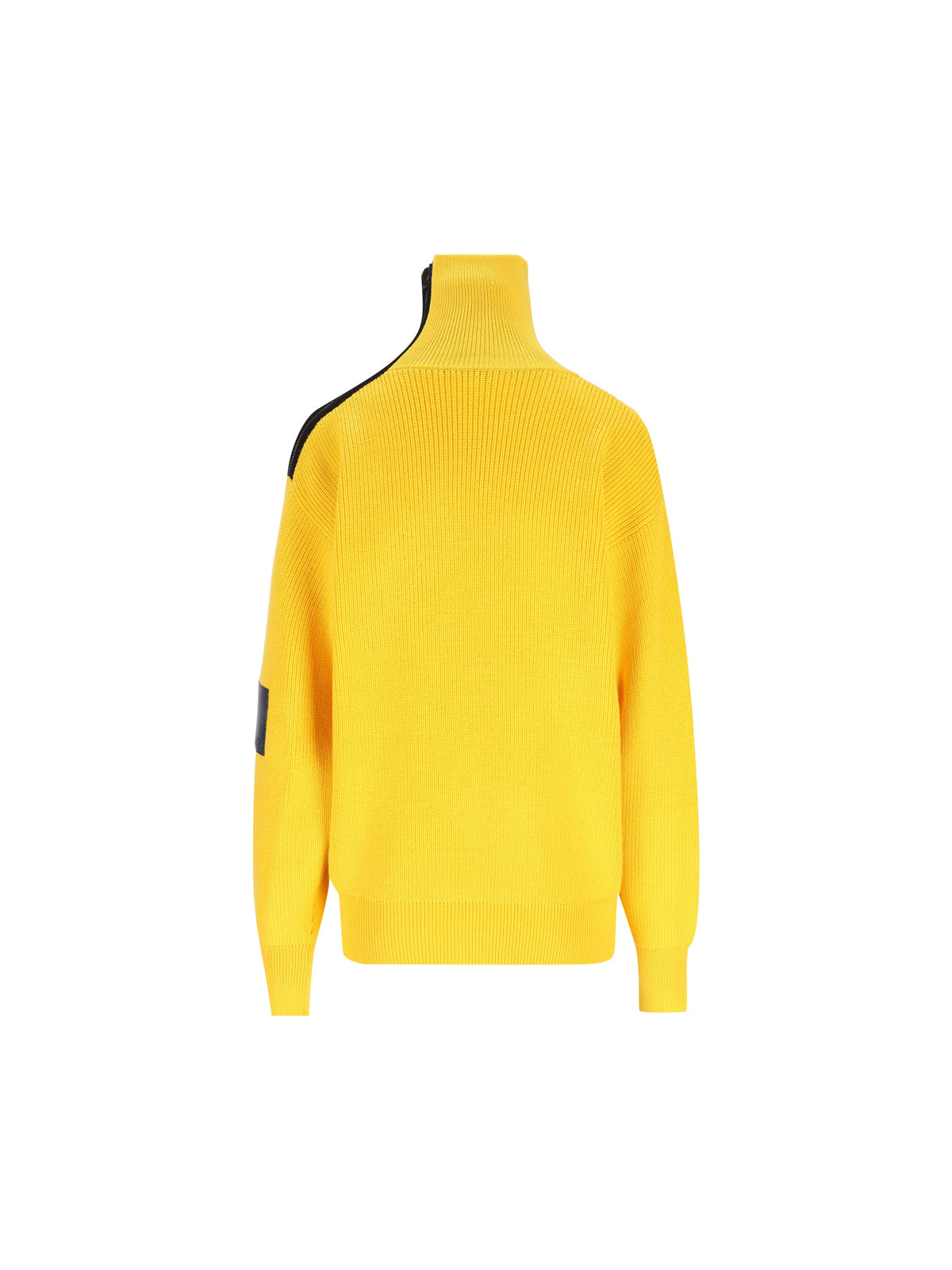 Loewe Women's Wool Zip Jumper in Yellow - view 2