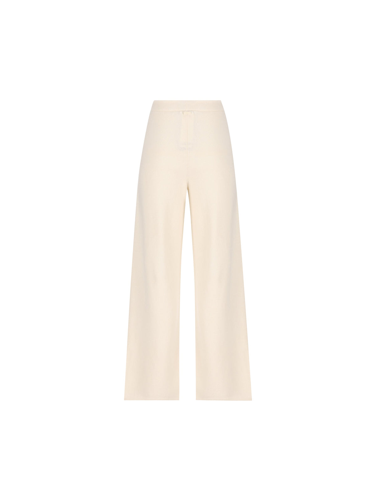 Max Mara Women's Wide Cashmere Trousers in White - view 2