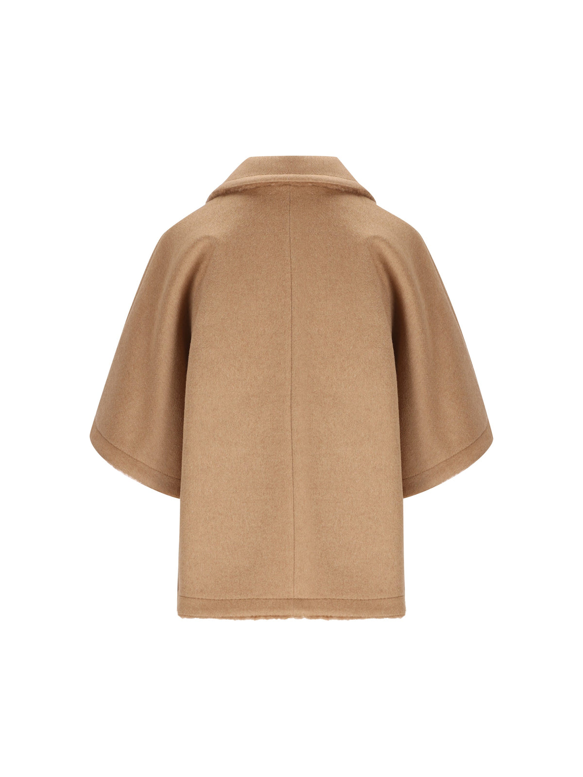 Max Mara Women's Pure Camel Cape in Camel - view 2