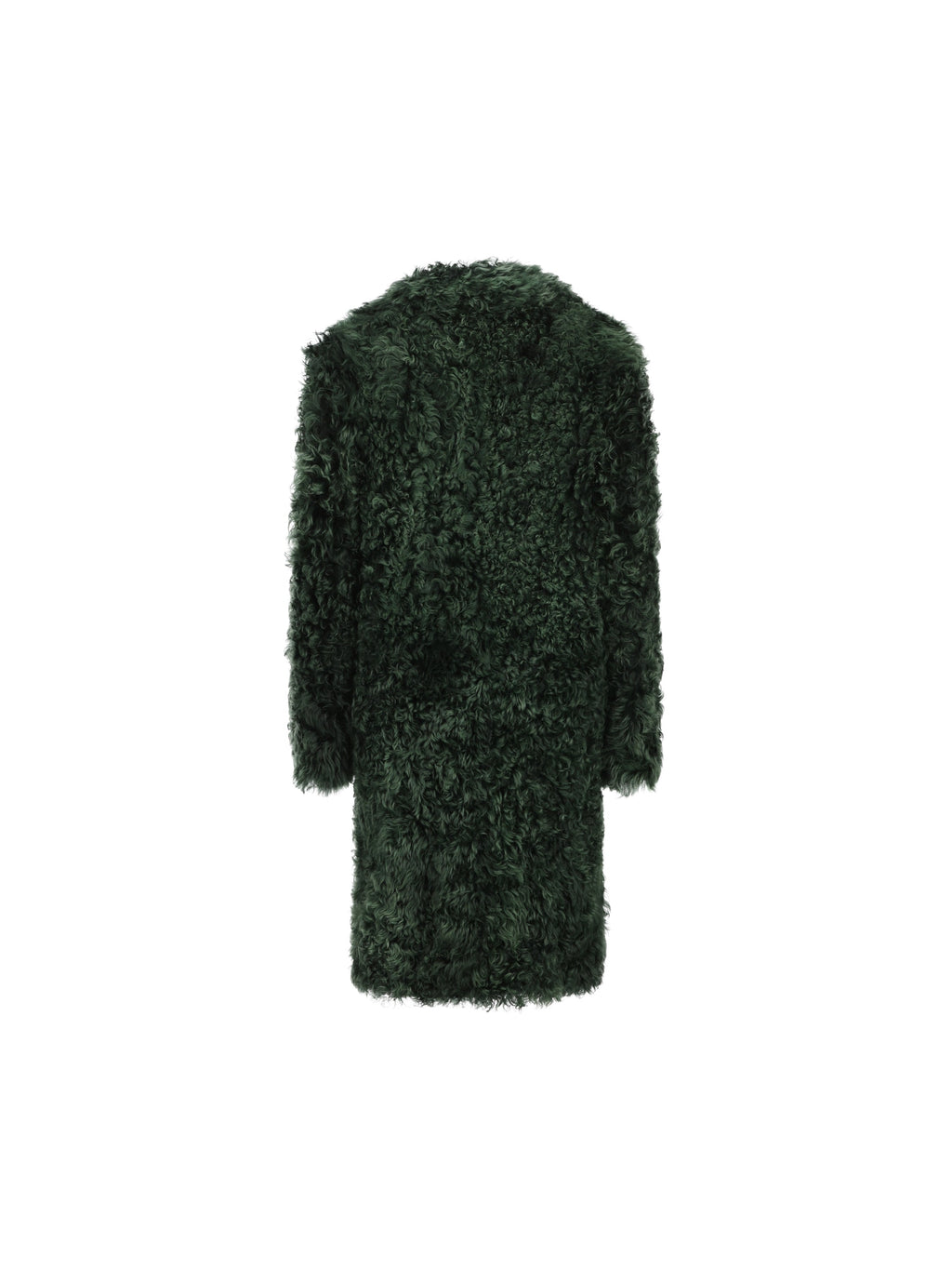 Prada Women's Shearling Coat in Green - view 2