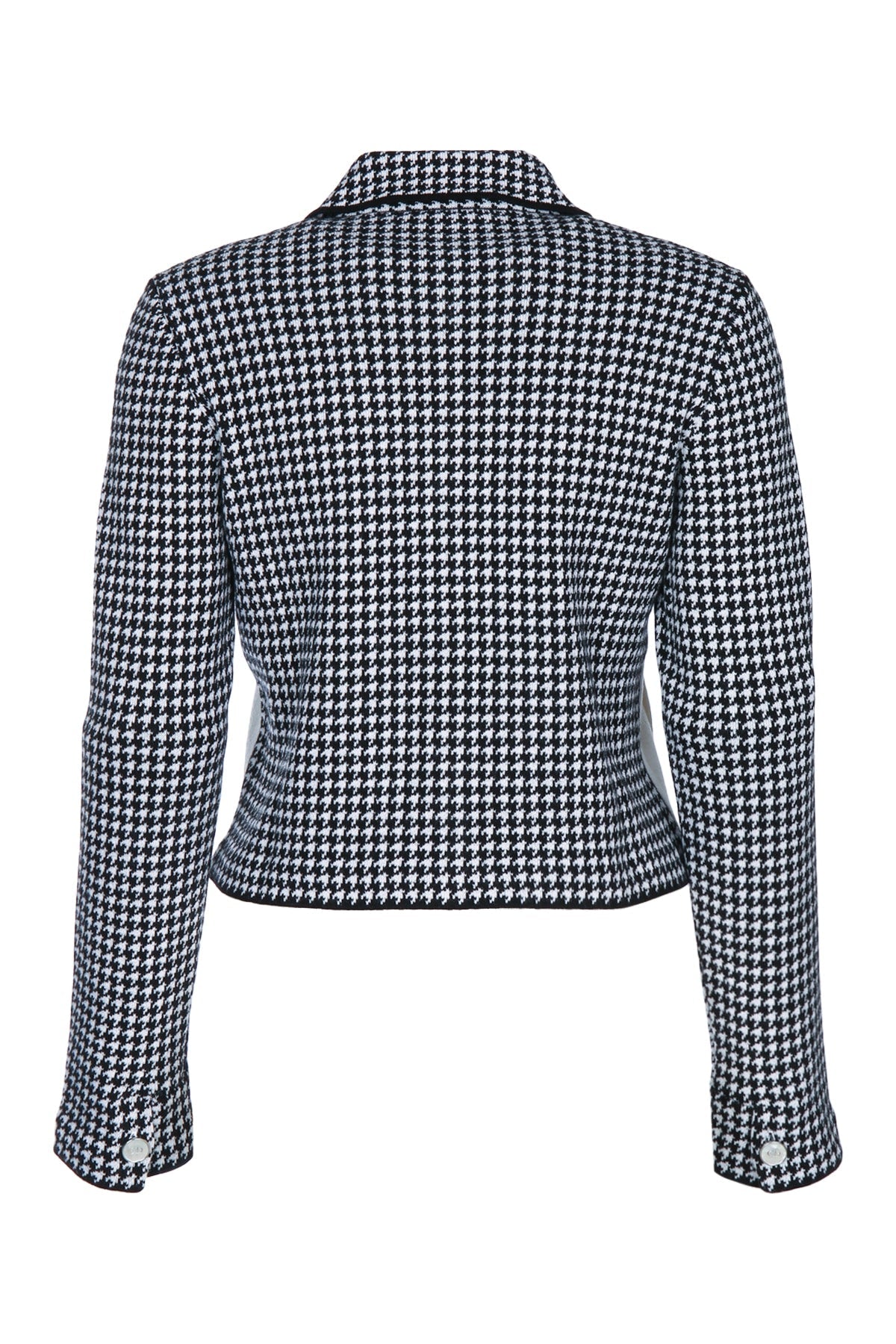 Dior Women's Gingham Knit Jacket in White and Black - image 2