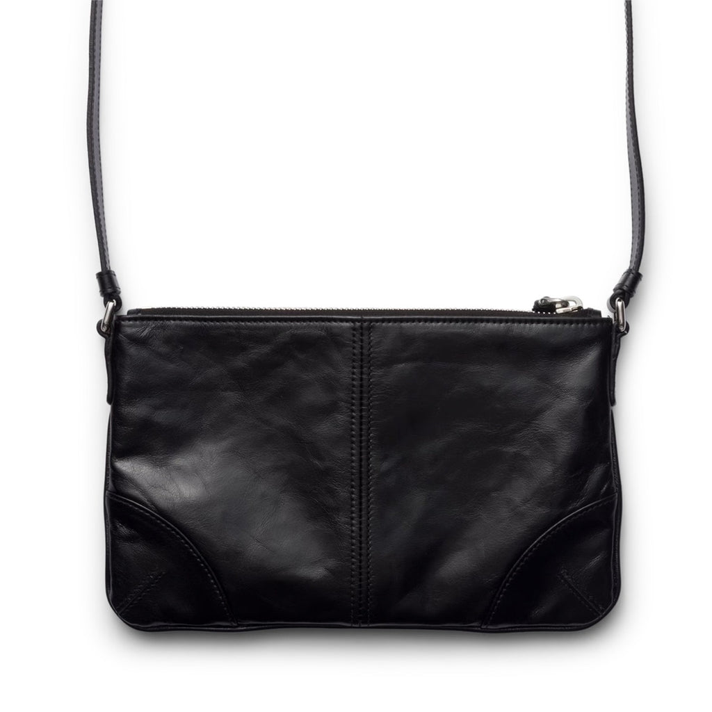Prada Men's Calf Leather Smartphone Holder Bag in Black