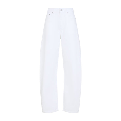 Alaia Women's Round Trousers in White - image 2