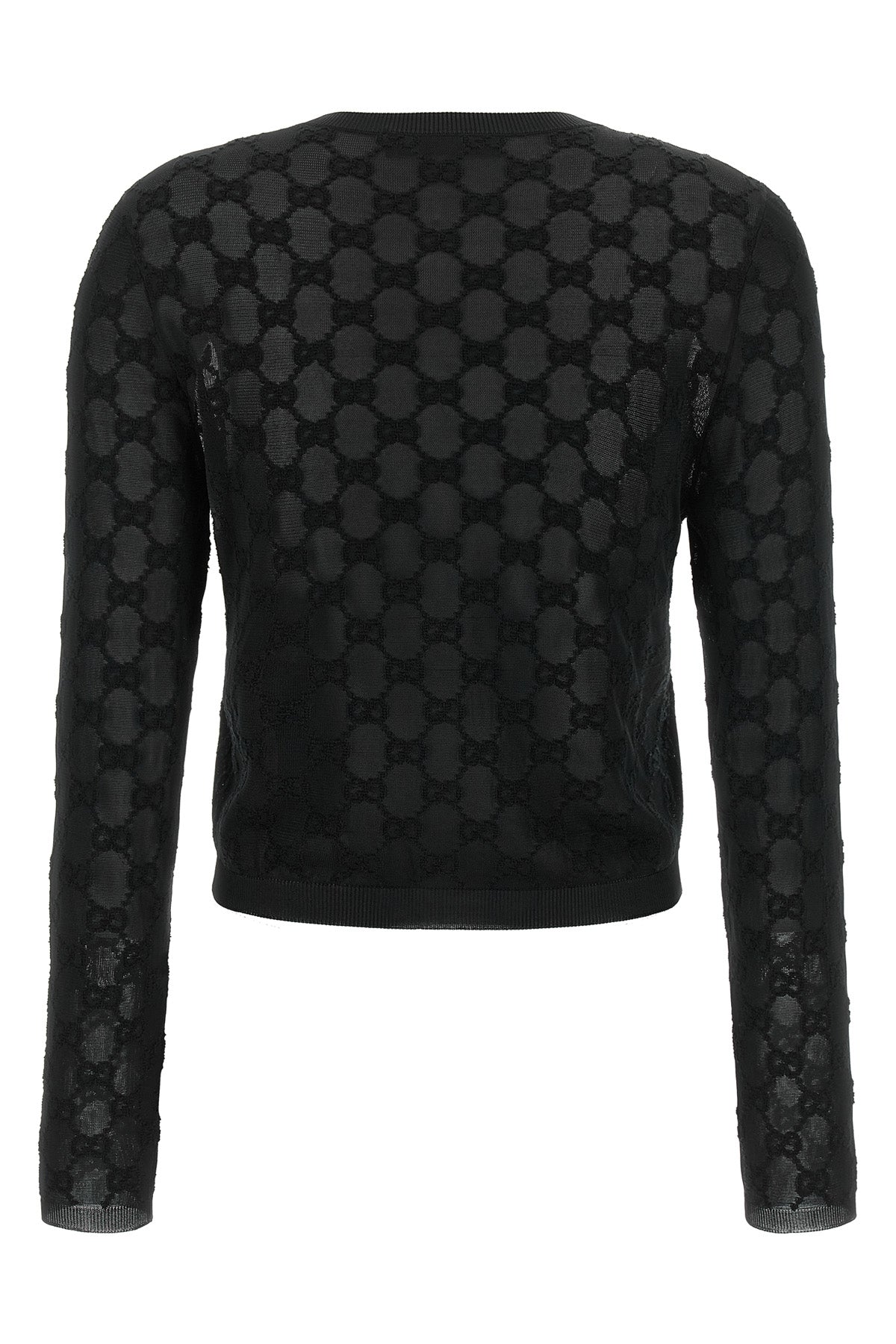 Gucci Women's GG Embroidered Cardigan in Black - image 2
